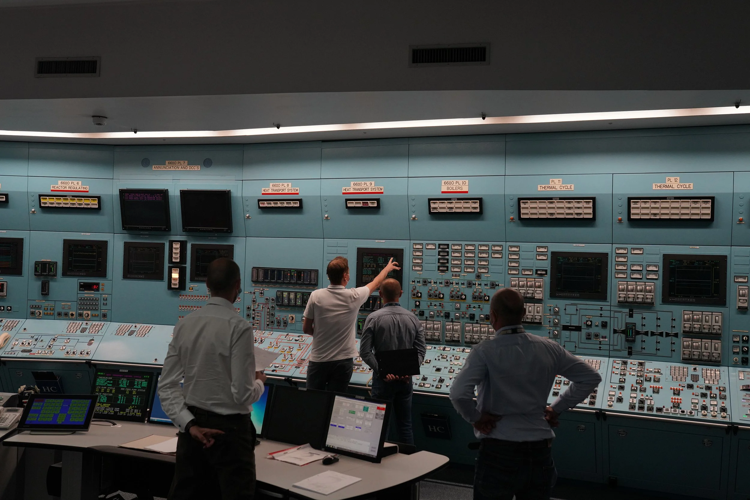  The nuclear plant in Cernavodă, Romania.  