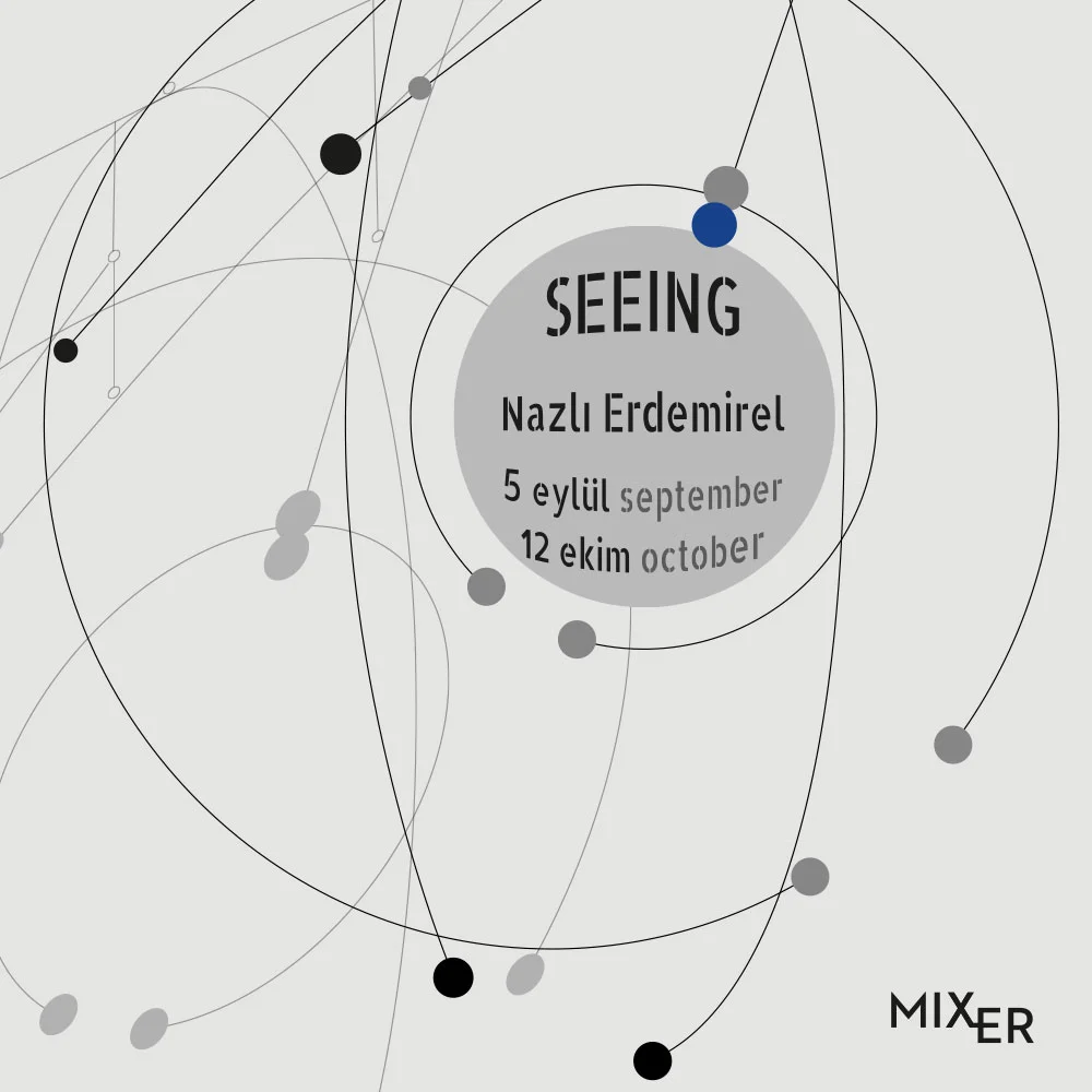 Seeing (2019) Mixer will host Nazlı Demirel’s first solo exhibition in the project room between September 5th and October 12th, 2019. Nazlı Erdemirel focuses on photography and she develops a response to the limited structure of the two-dimensional manner of this medium. Erdemirel concentrates on the continuity of the image with video by going beyond the limits of photography and aims to create a new visual style and an additional layer using different materials.
