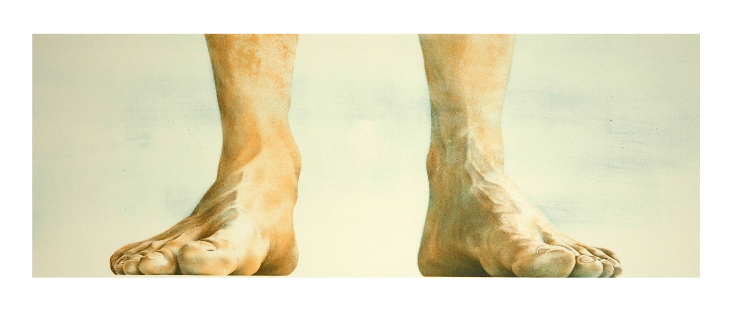  Sinan Demirtaş, feet, lithography, 39x85 cm, ed.10+1AP., 2006 