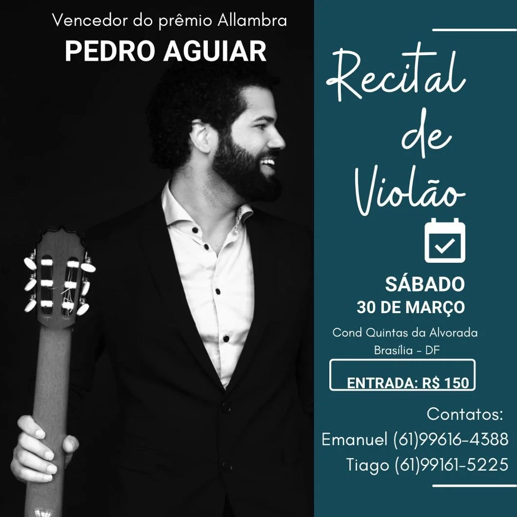 Recital solo em Brasília
