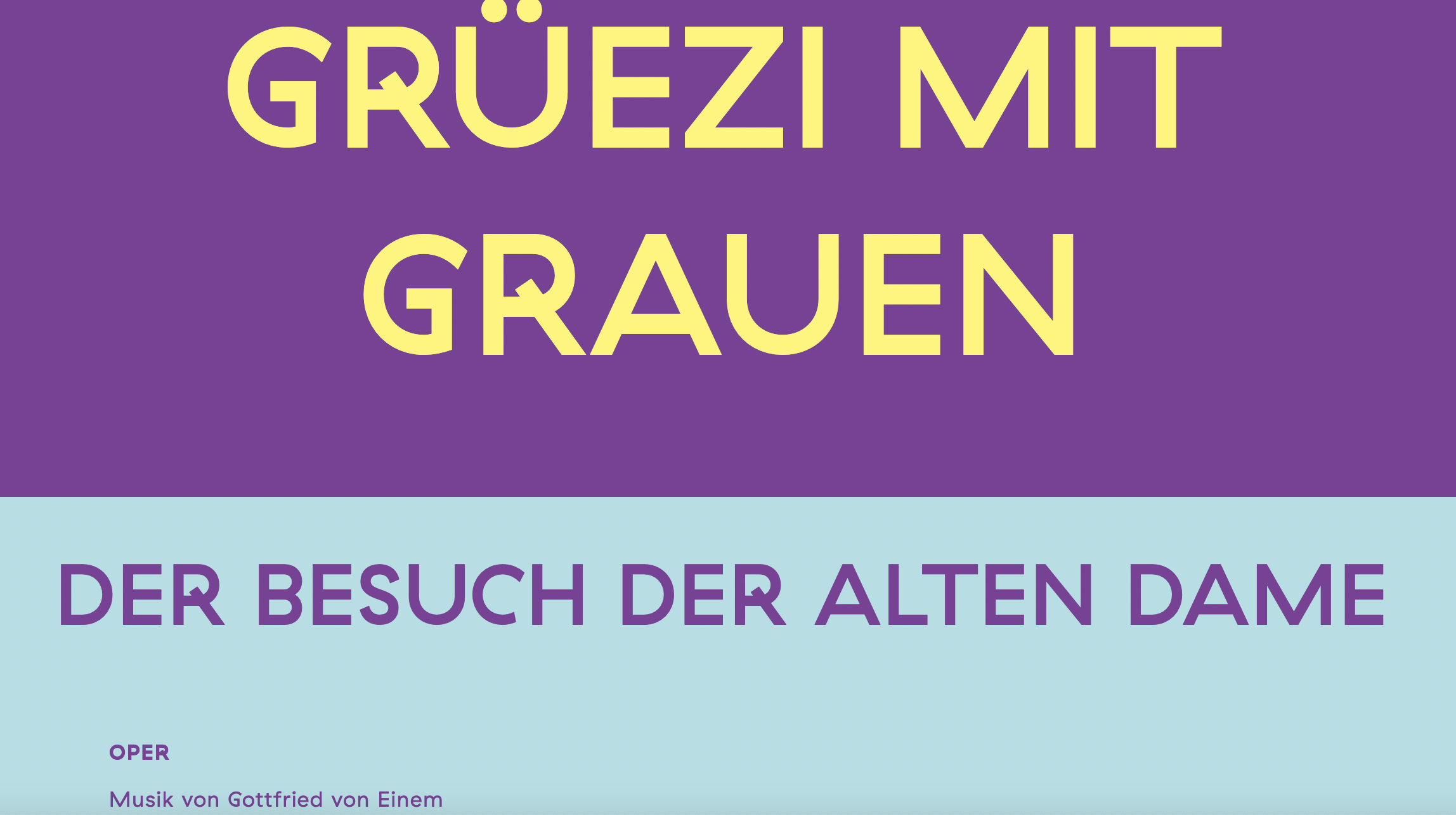 Besuch der alte Dame - Gärtnerplatz Theater