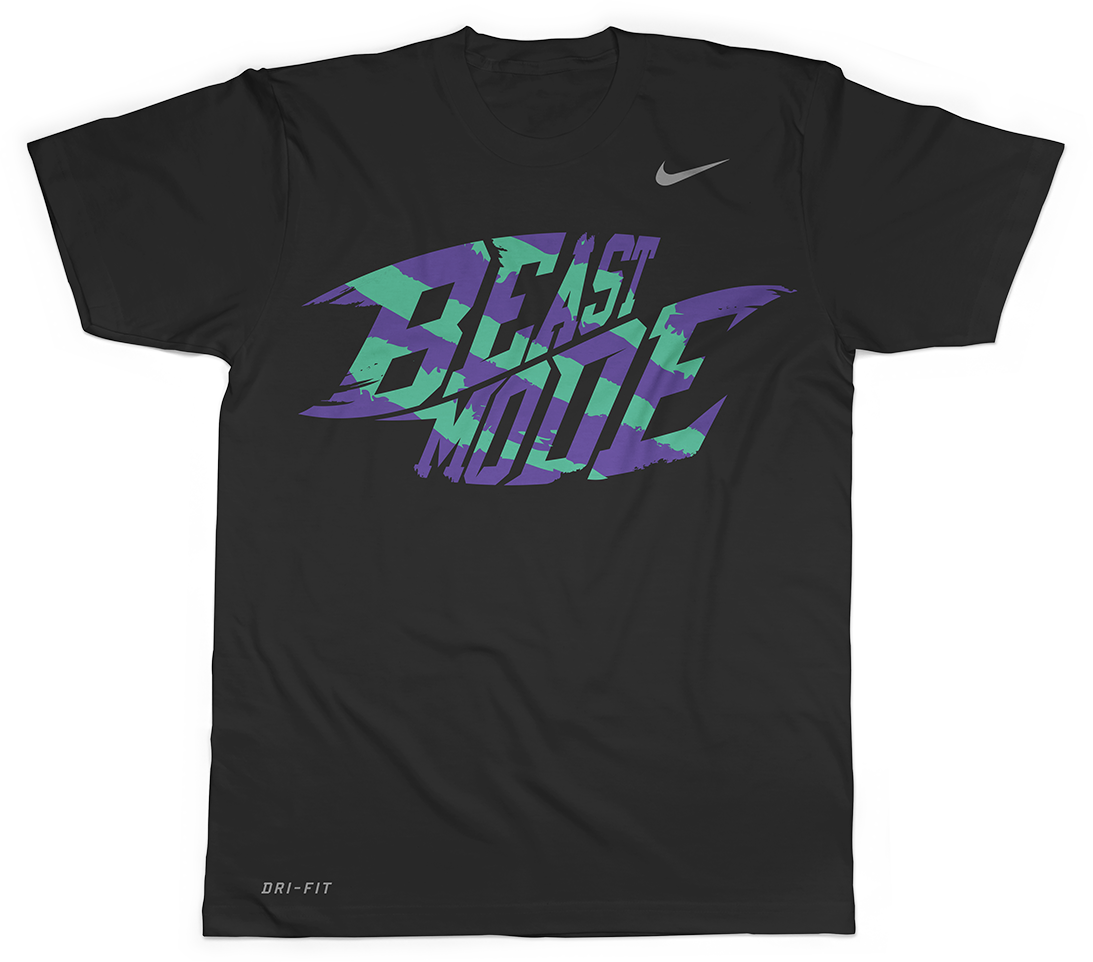 Hvor stadig afsnit Youth 'Beast Mode' Nike Dri Fit T-Shirt — Thrilla Nation