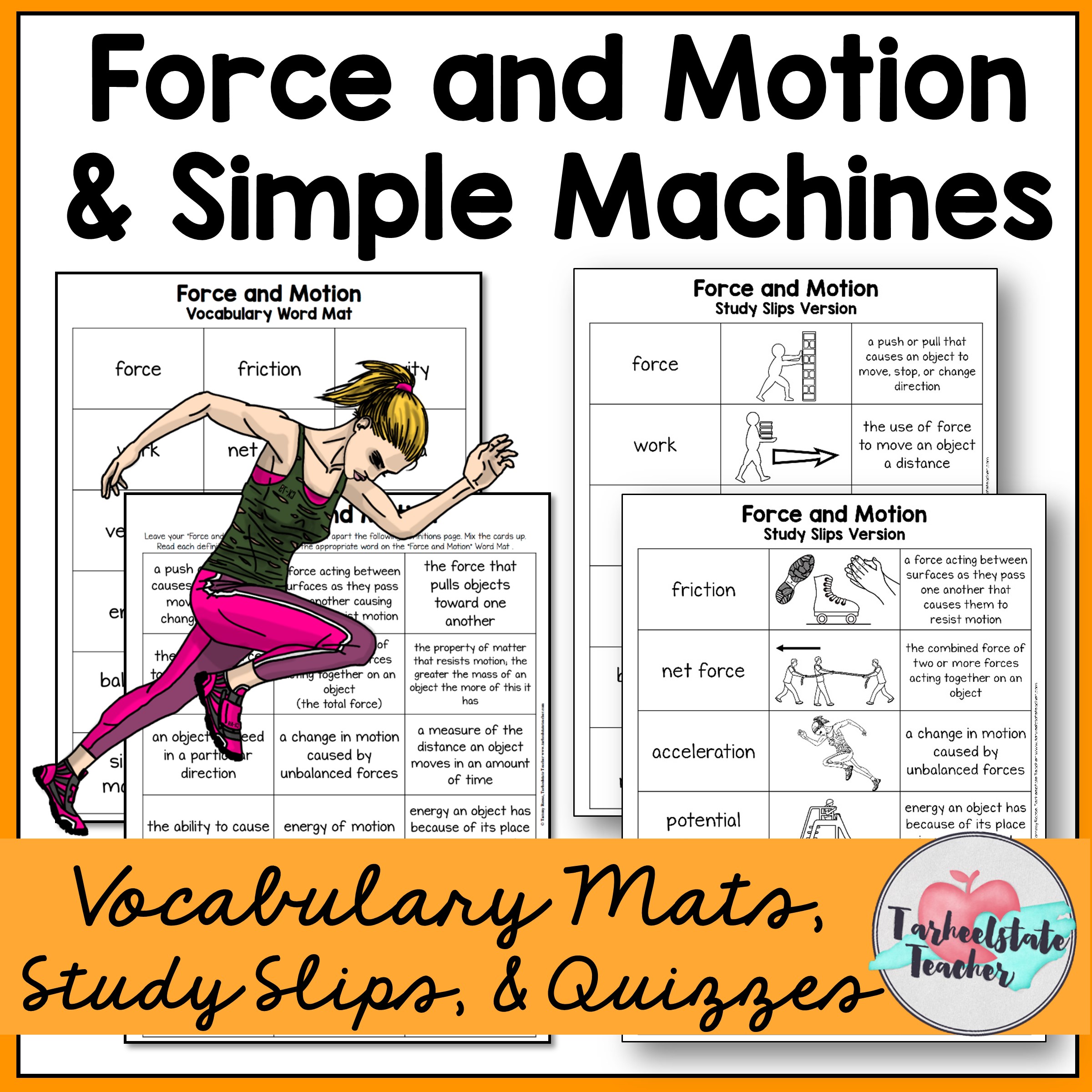 Science Vocabulary. A simple Motion. Teacher vocabulary