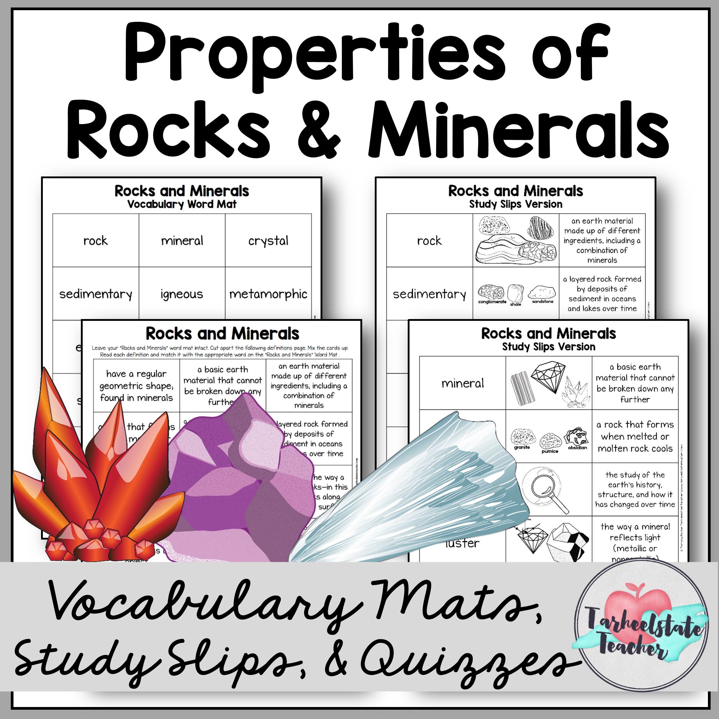 Rocks and Minerals Vocabulary Mats.JPG