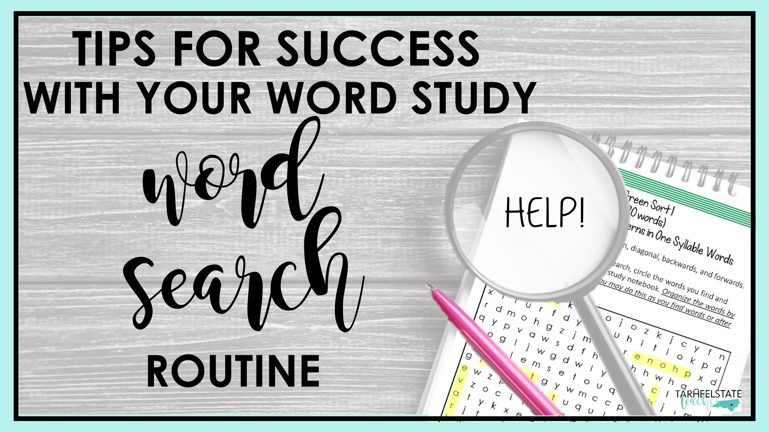 Tips for Using Word Study Word Searches | Word Study Activities: Thinking about implementing word searches or word hunts into your word study routines? I've used "blind" word searches w my 4th grade/5th grade Words Their Way routine for years and have many ways I've found to help students become more successful. Word searches are perfect activity for word study notebooks and making word sorts more engaging. #wordstudy #wordstheirway #growthmindset #teaching #4thgrade #5thgrade #spelling