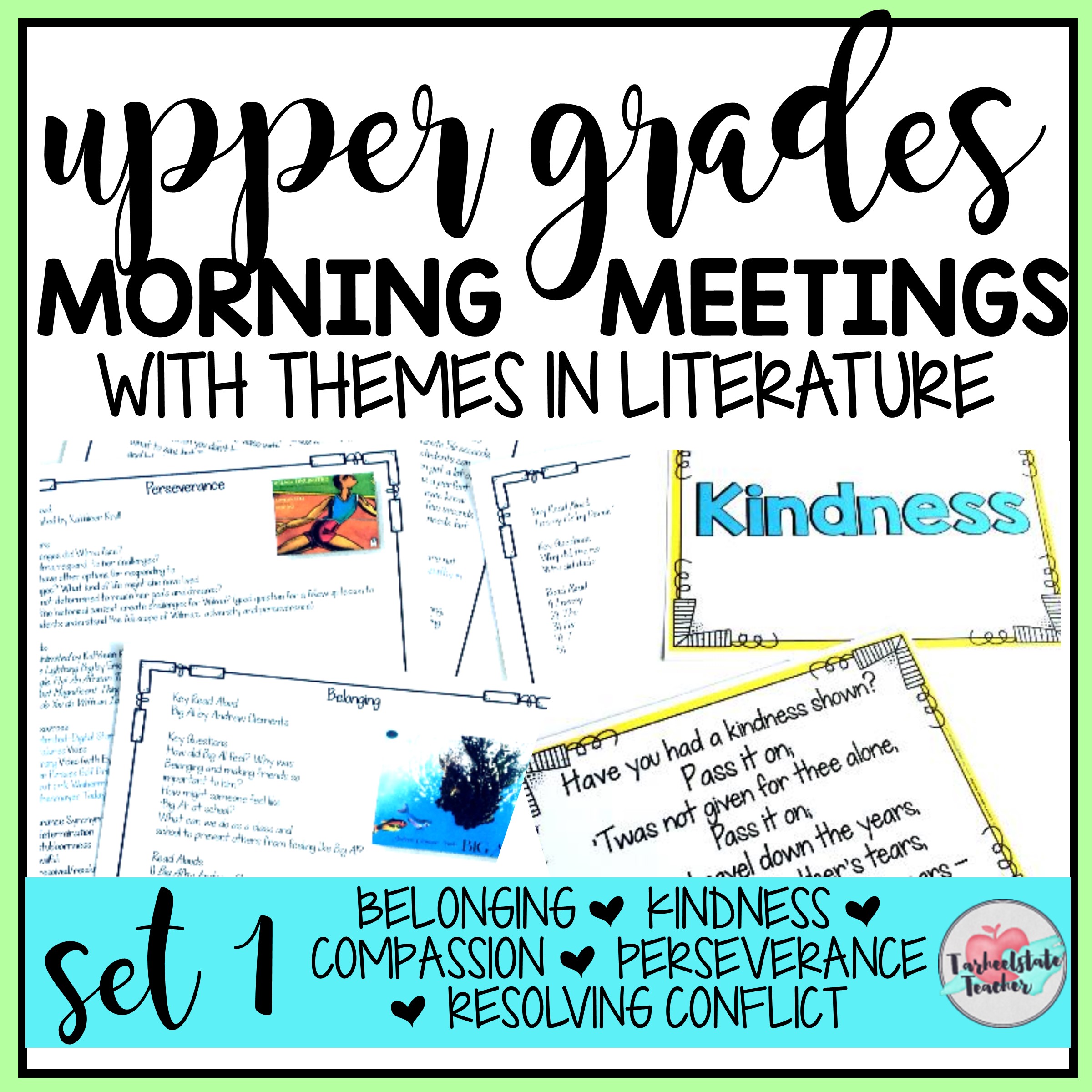 morning meeting made easy theme in literature set 1.JPG