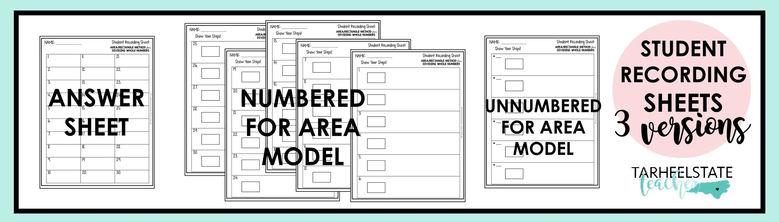area model task card recording sheets.jpg