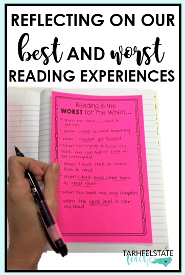 my worst reading times journal page tarheelstate launching reading workshop.png