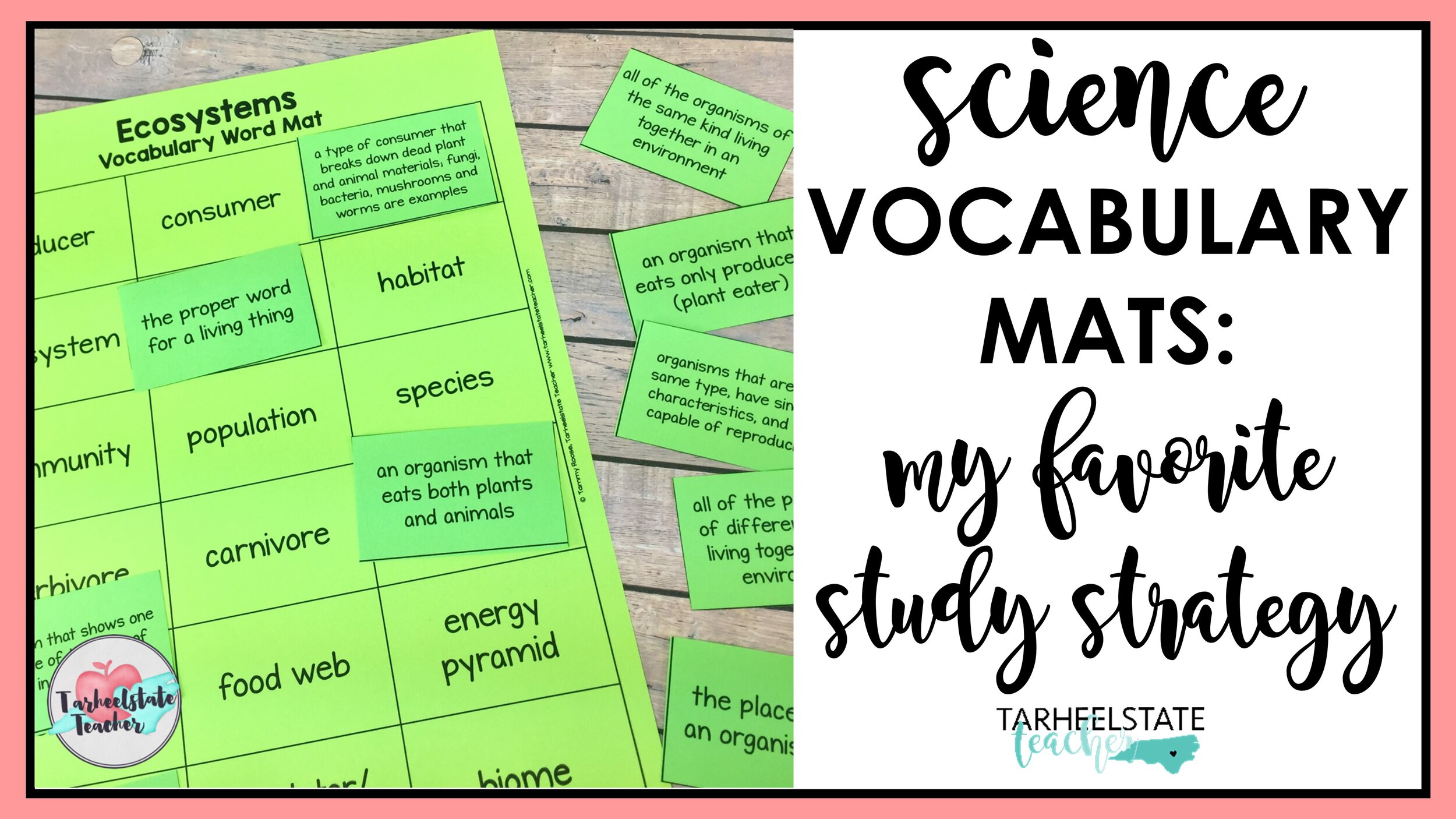 teaching science vocabulary strategies