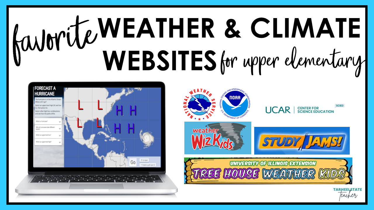 Best Websites for Teaching Weather &amp; Climate