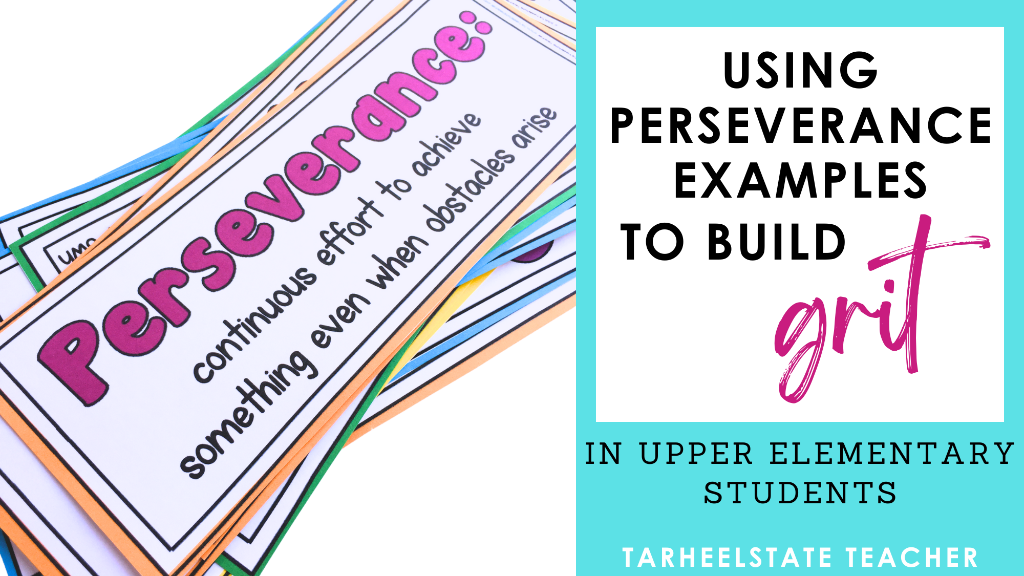 Using Perseverance Examples to Build Grit in Upper Elementary Students
