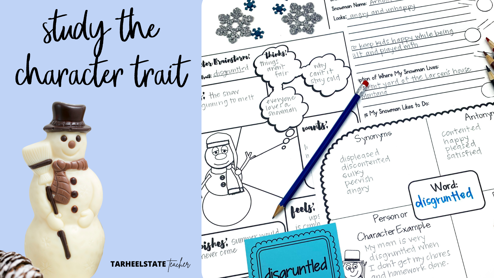 My Snowman Writing Template