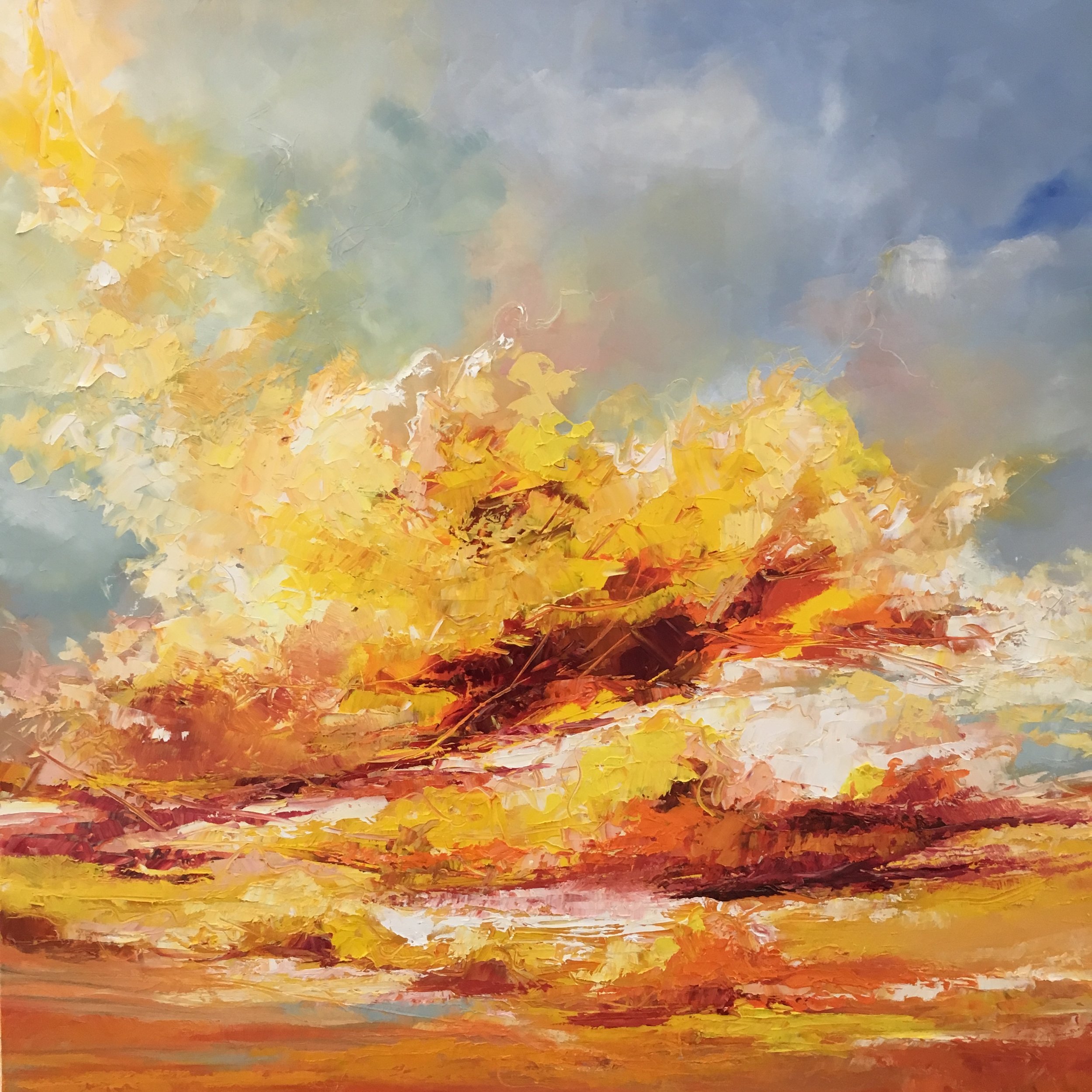  Oil on Canvas  90 x 90 cm  SOLD 