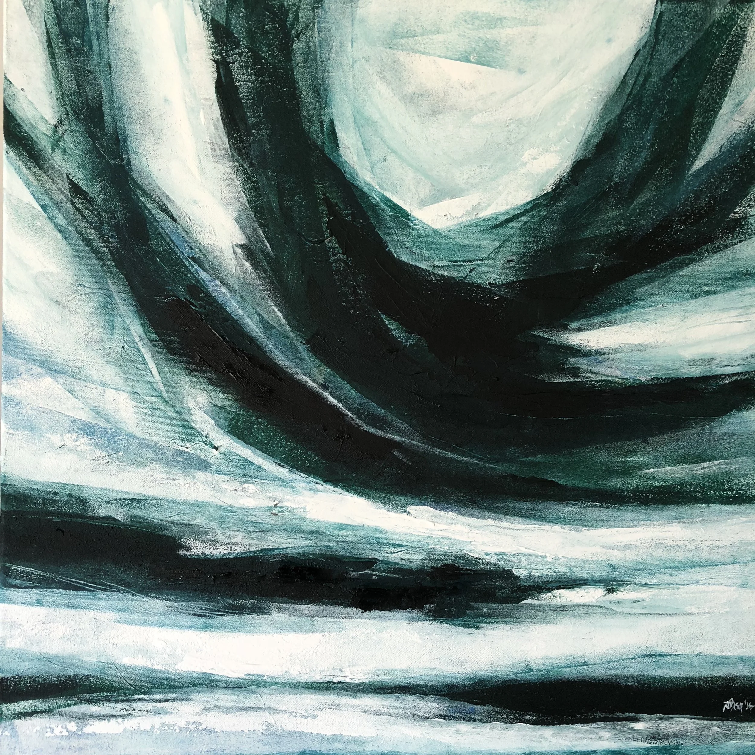 Acrylic on Canvas 60 x 60 cm