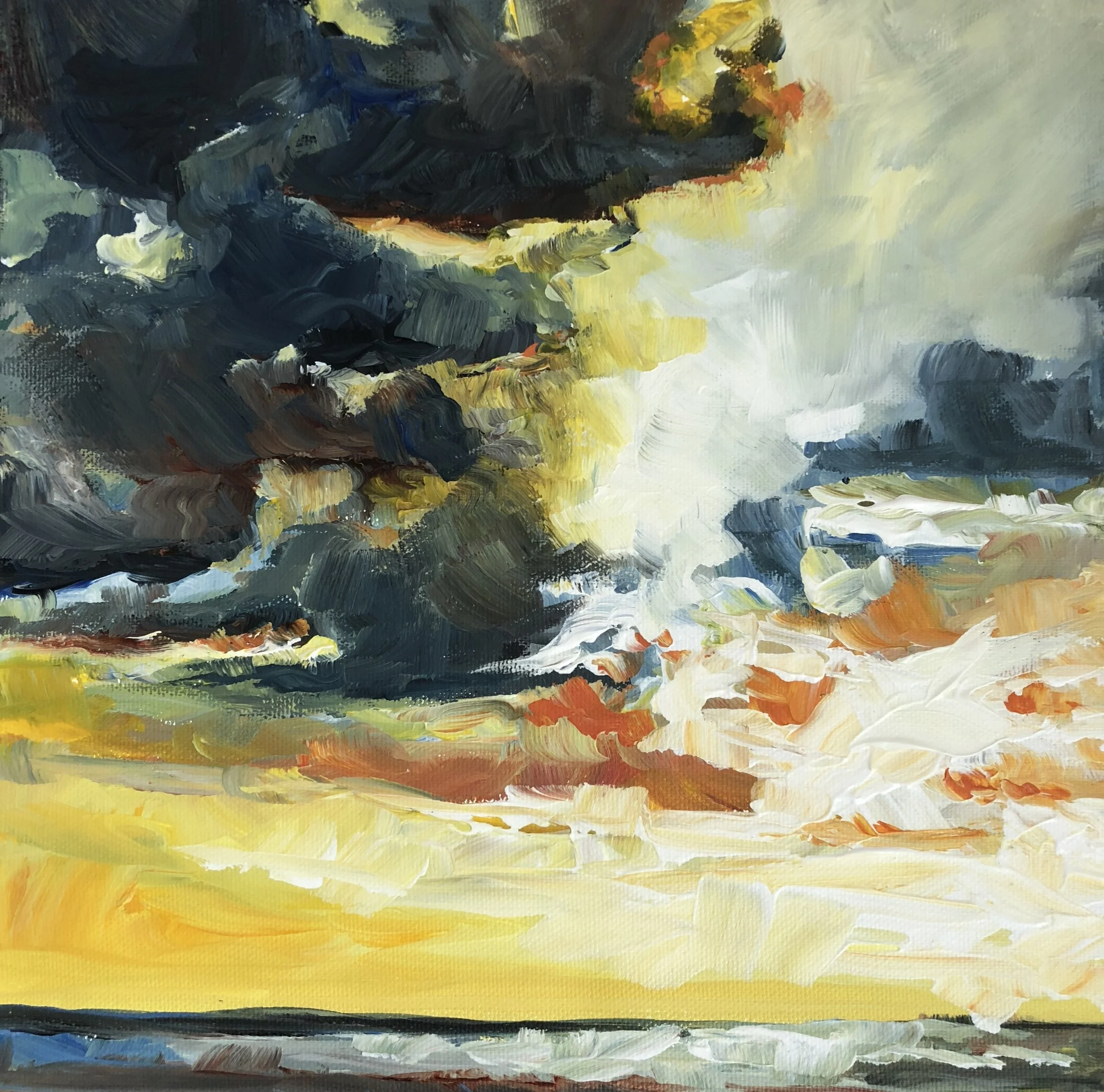 Acrylic on Canvas 30 x 30 cm SOLD