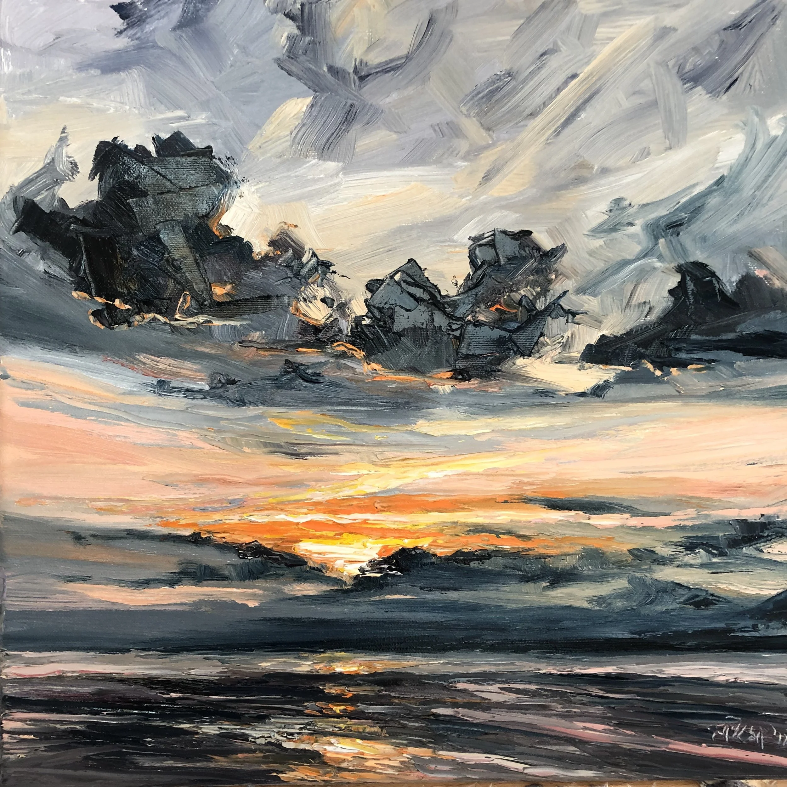 30 x 30 cm Oil on Canvas