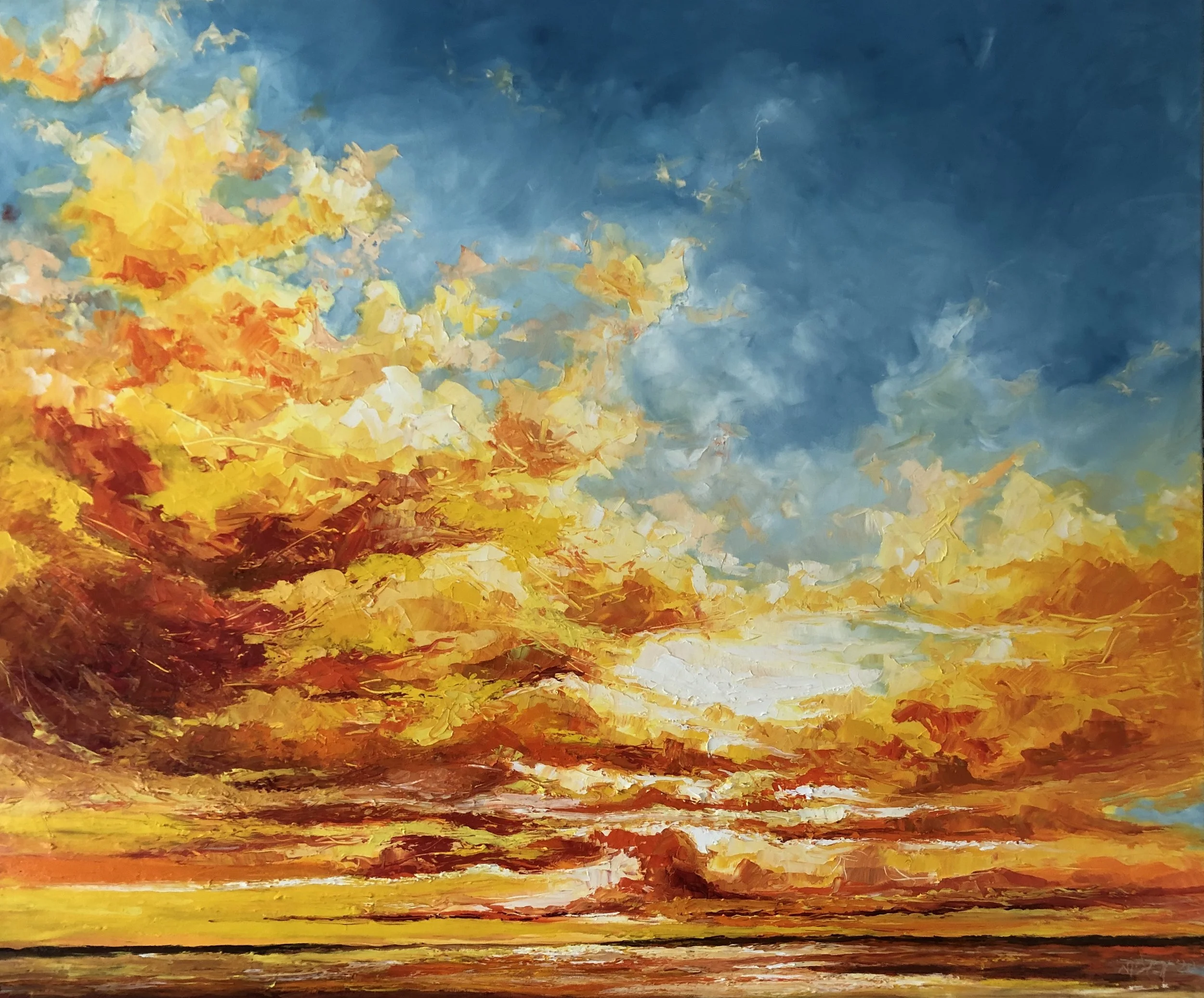 100 x 120 cm Oil on Canvas SOLD