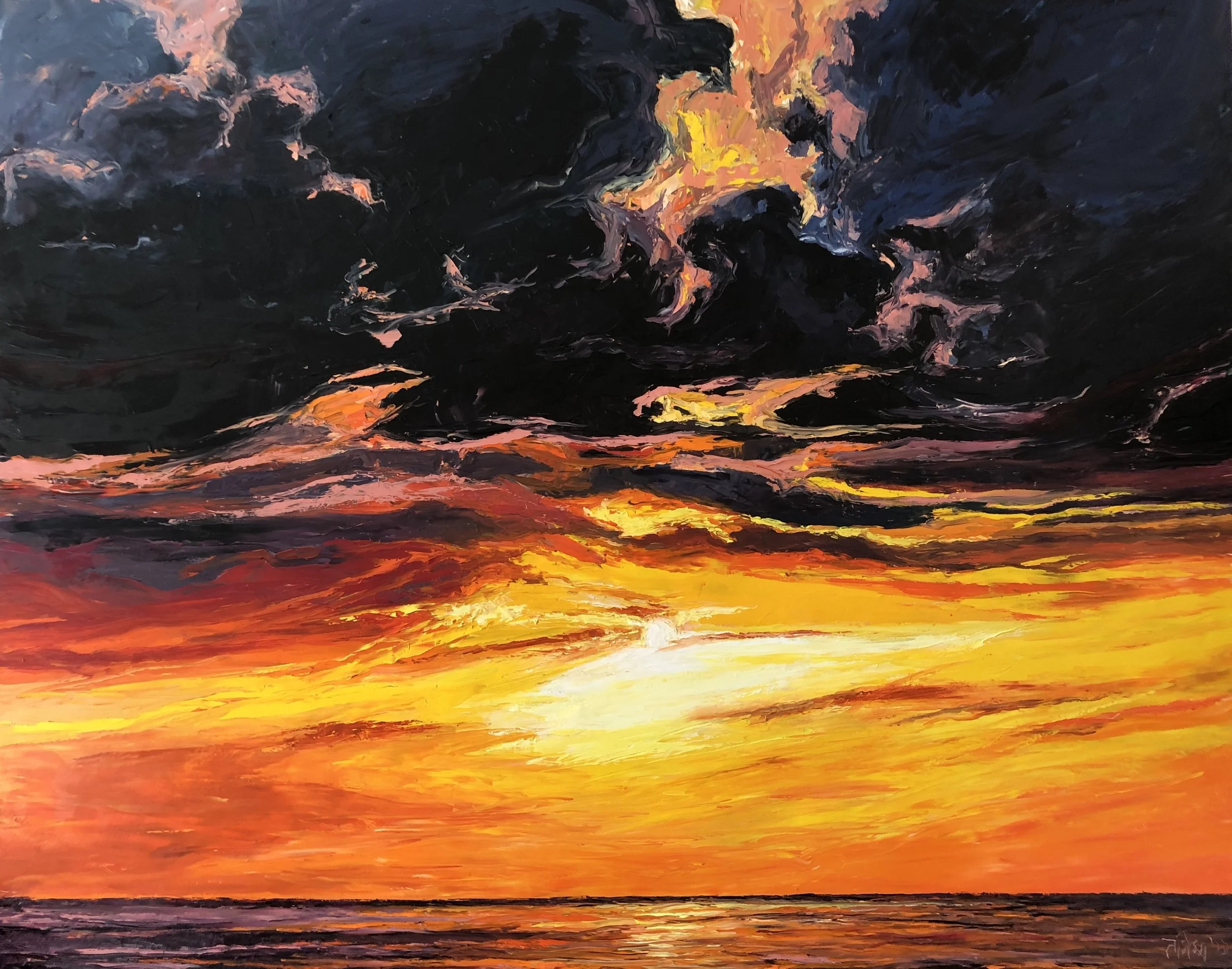 120. x 150 cm Oil on Canvas