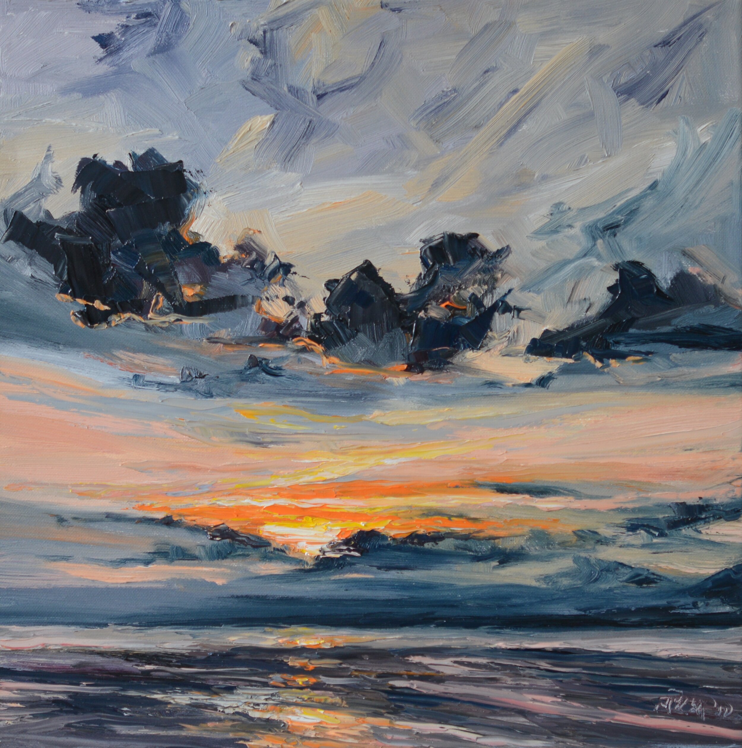  Oil on Canvas  40 x 40 cm  SOLD 