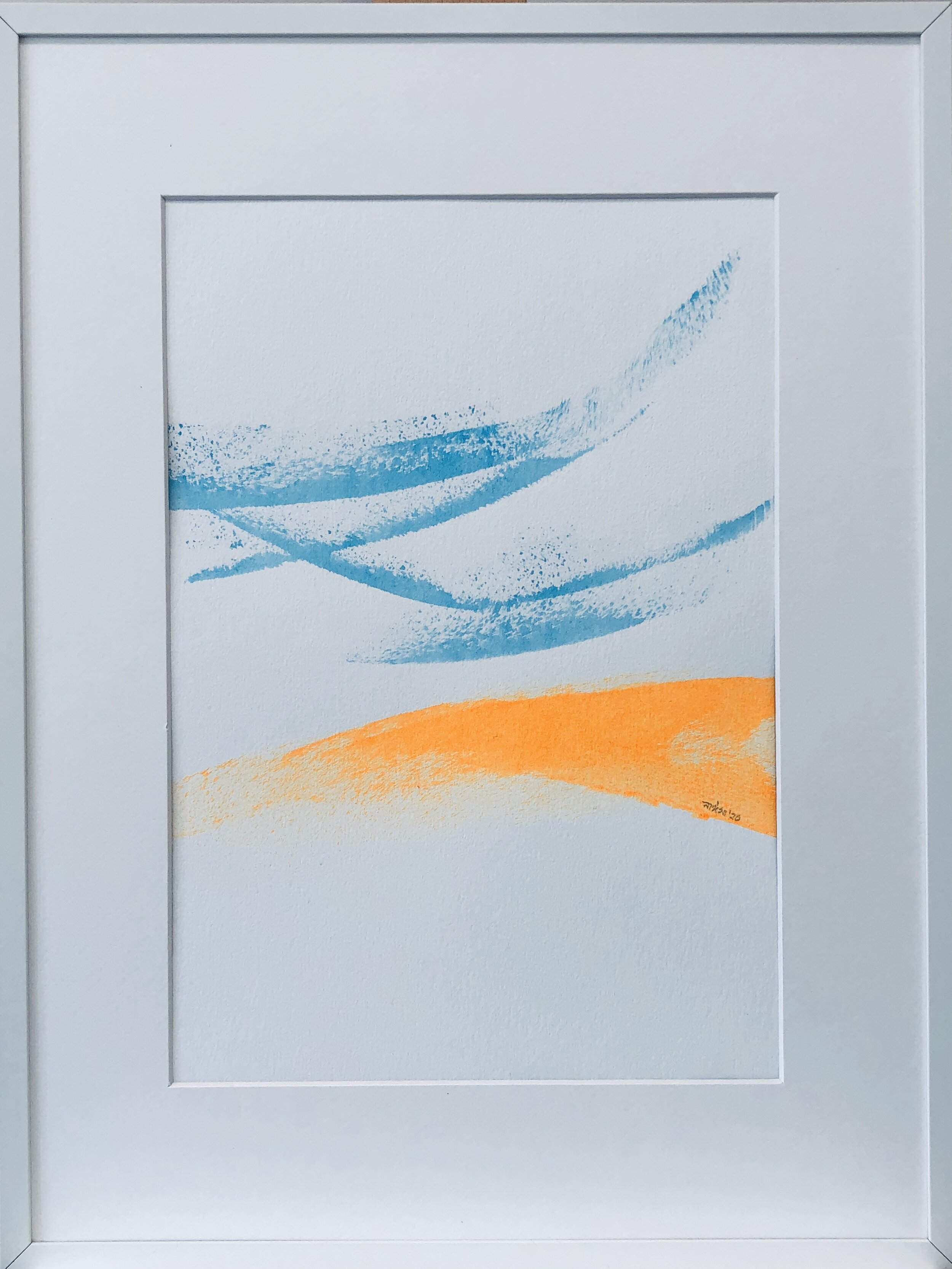  Desert sky 19  Watercolor on paper  30x40cm 