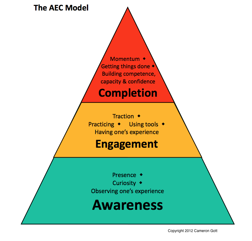 Awareness, Engagement, Completion