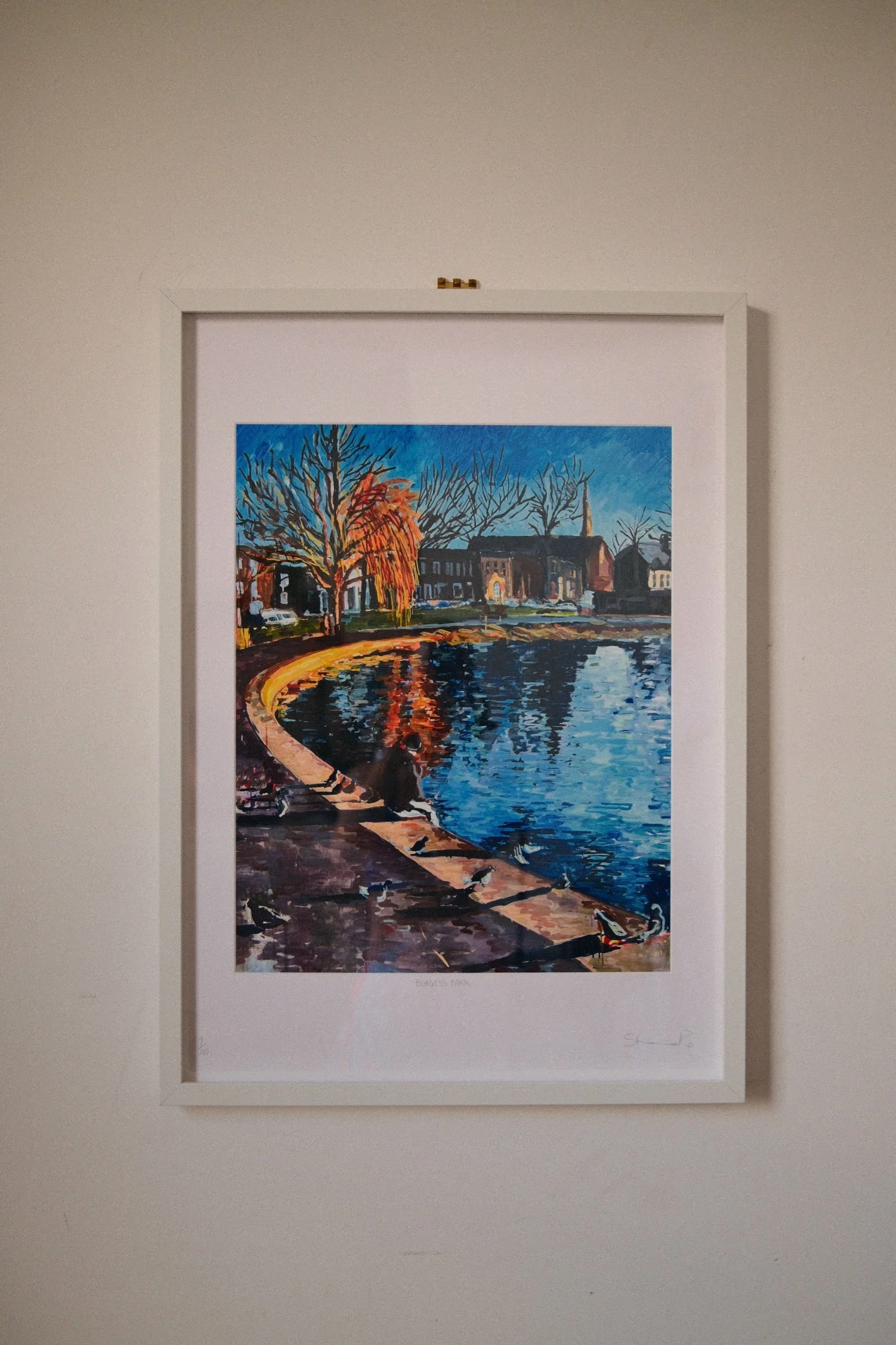 Burgess Park limited edition print