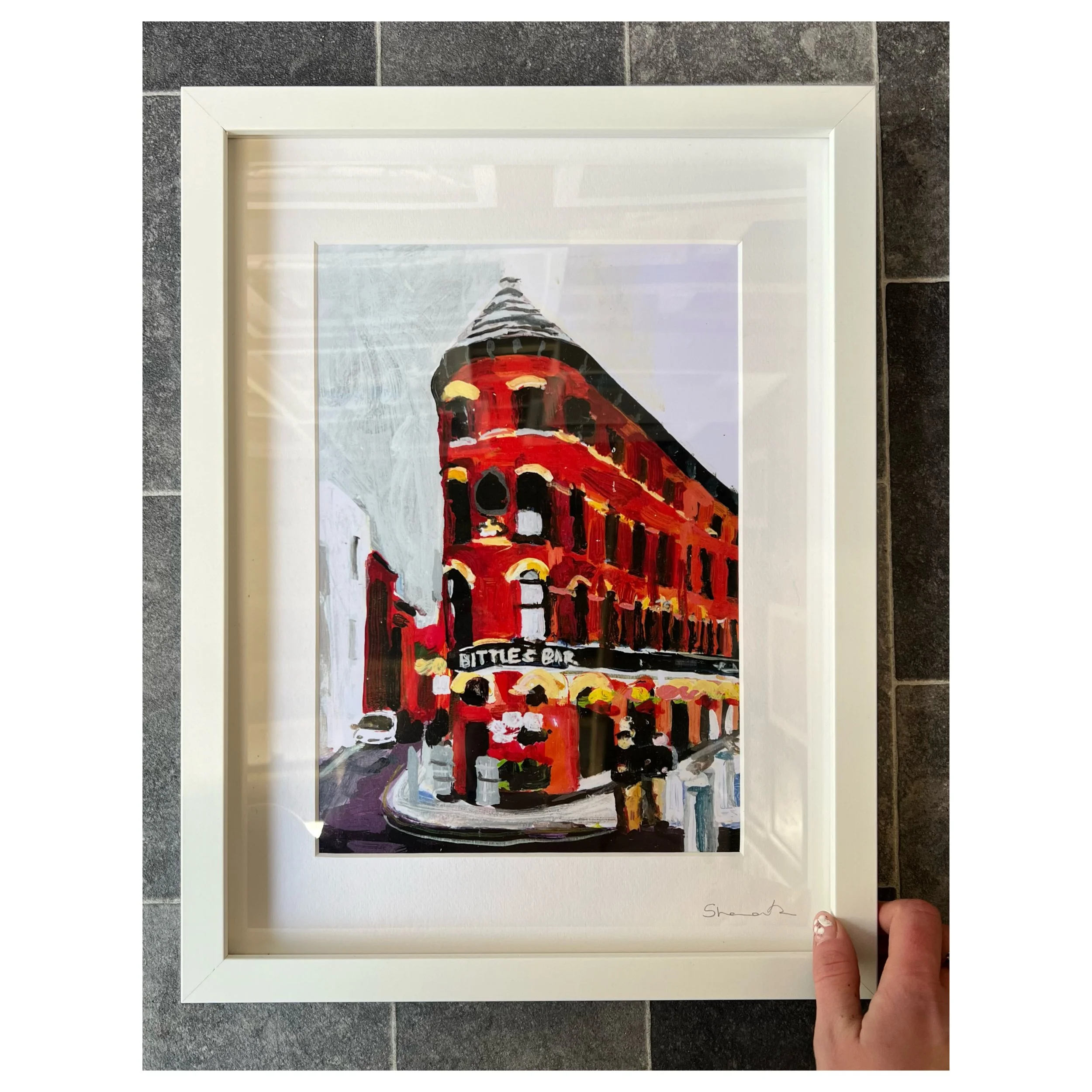 Bittles Bar Framed Print