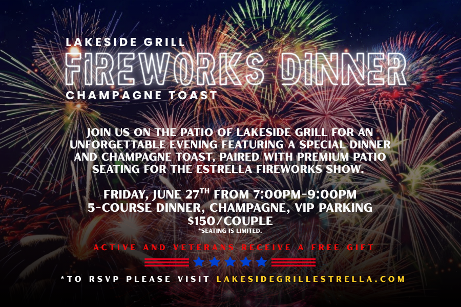 Fireworks Dinner and Pool party