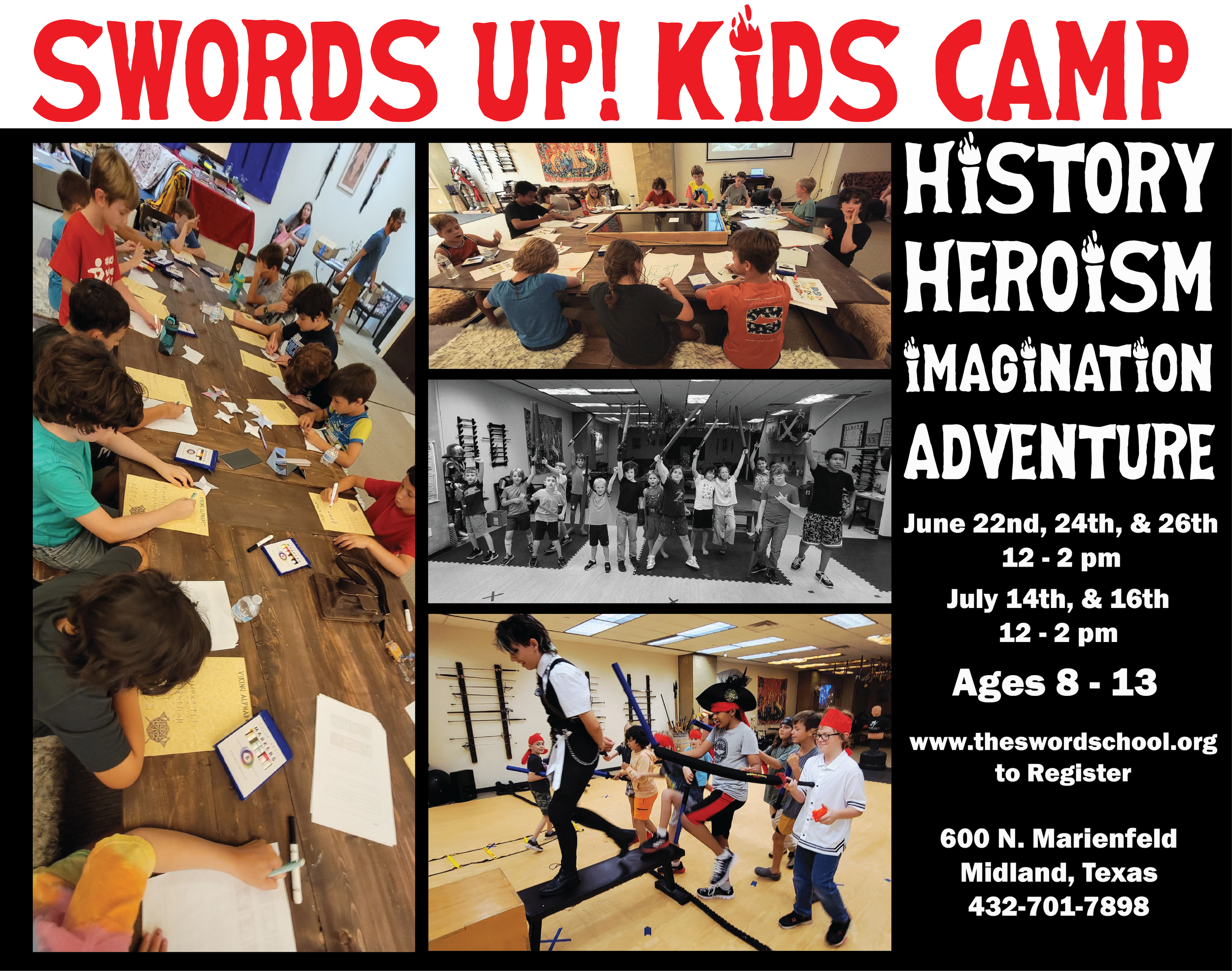 Swords Up! Kids Camp
