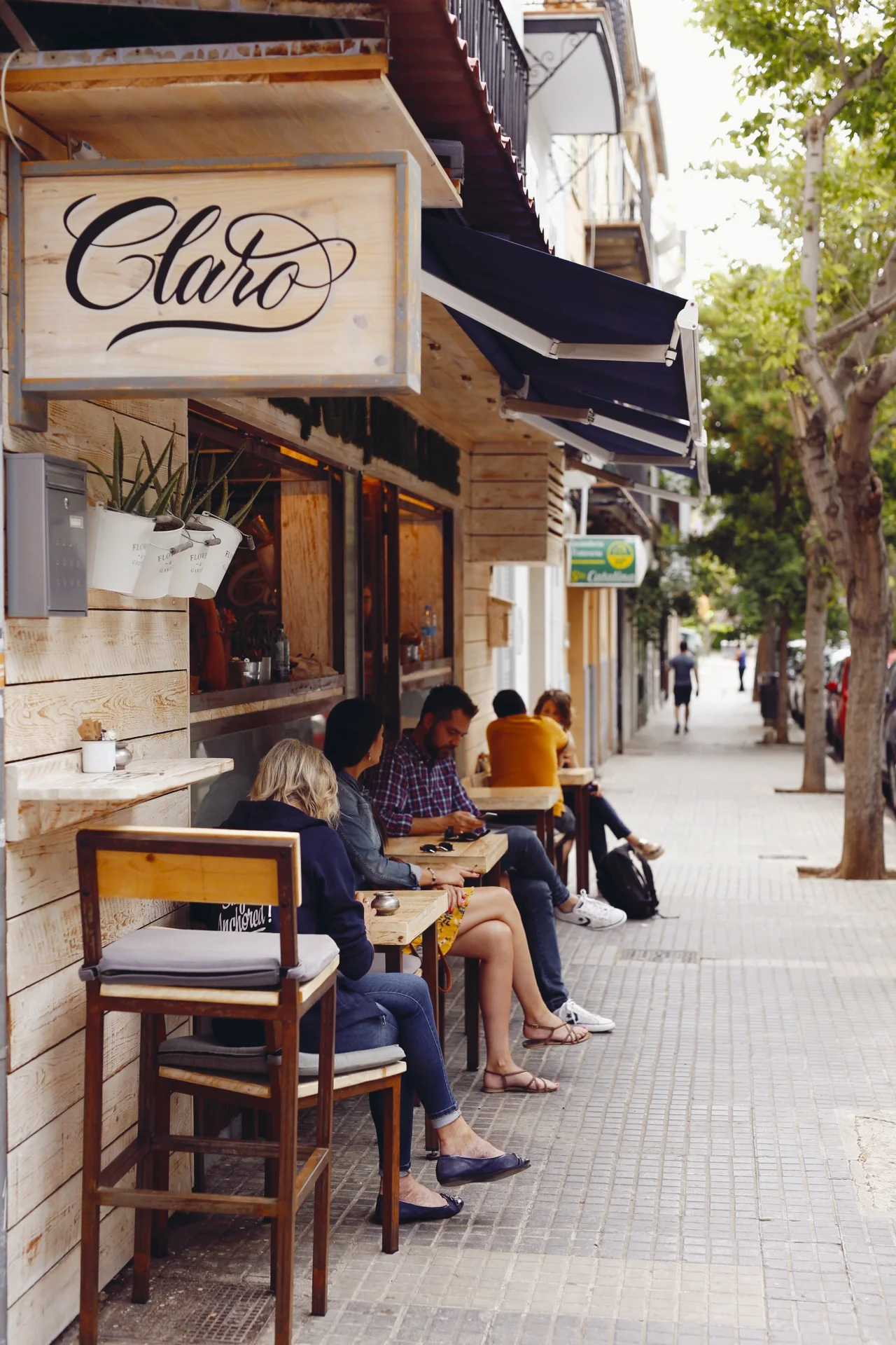 Café Claro in Palma, Mallorca, June 2018