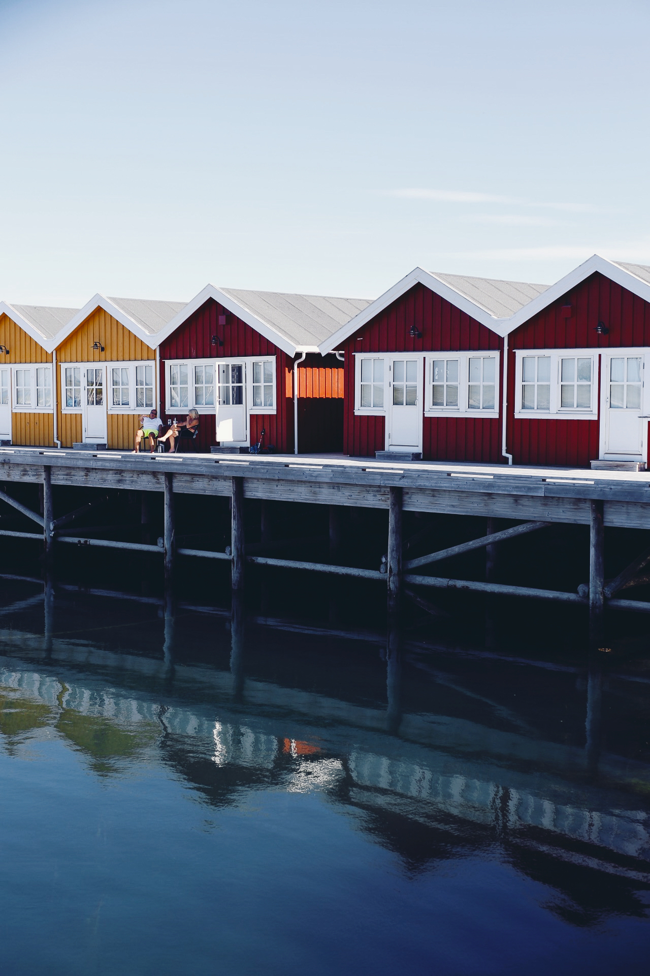 Rorbuer at Kjerringøy, Norway, July 2018