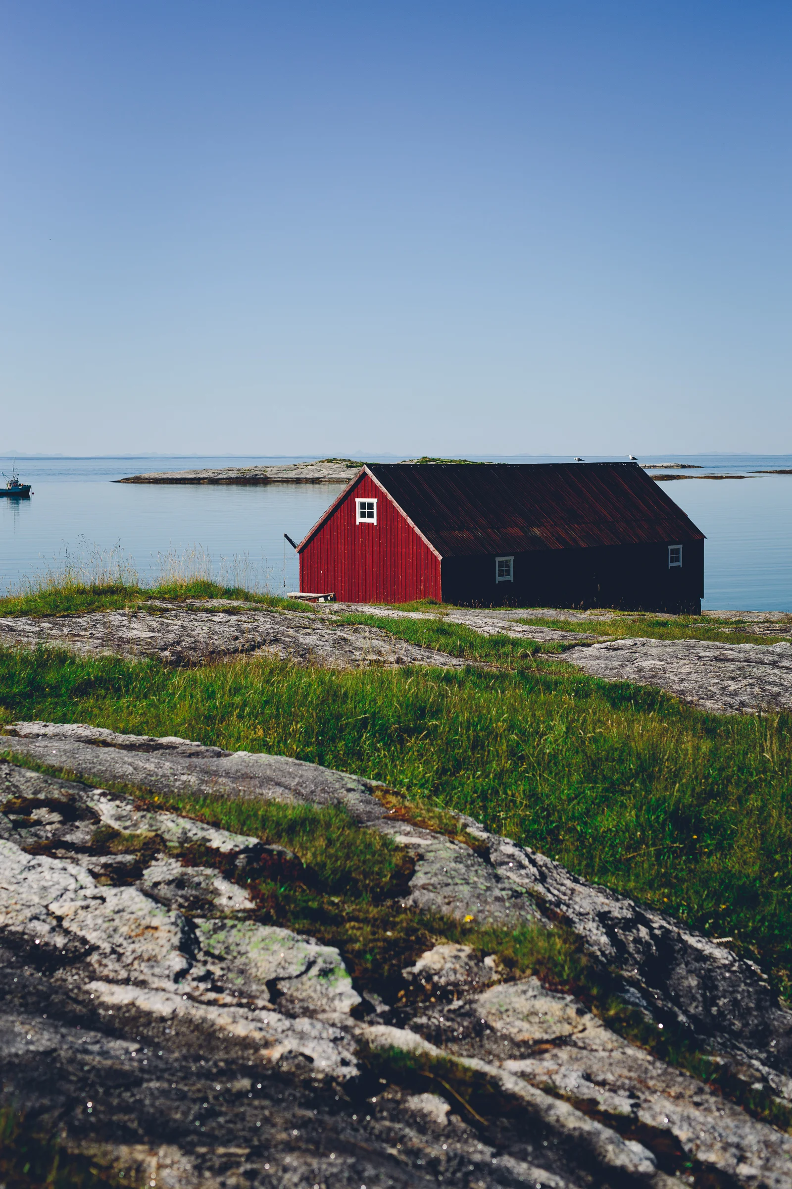 Mjelle Beach at Kjerringøy, Norway, July 2018