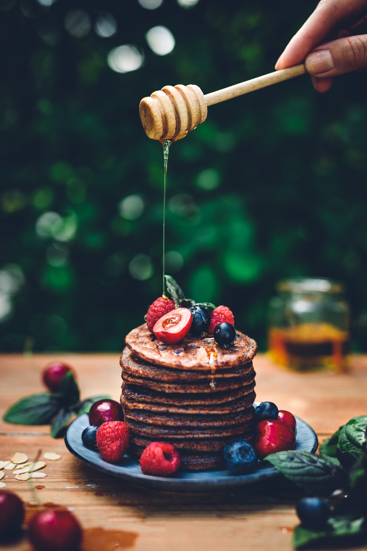 Blueberry Ricotta Pancakes, June 2019