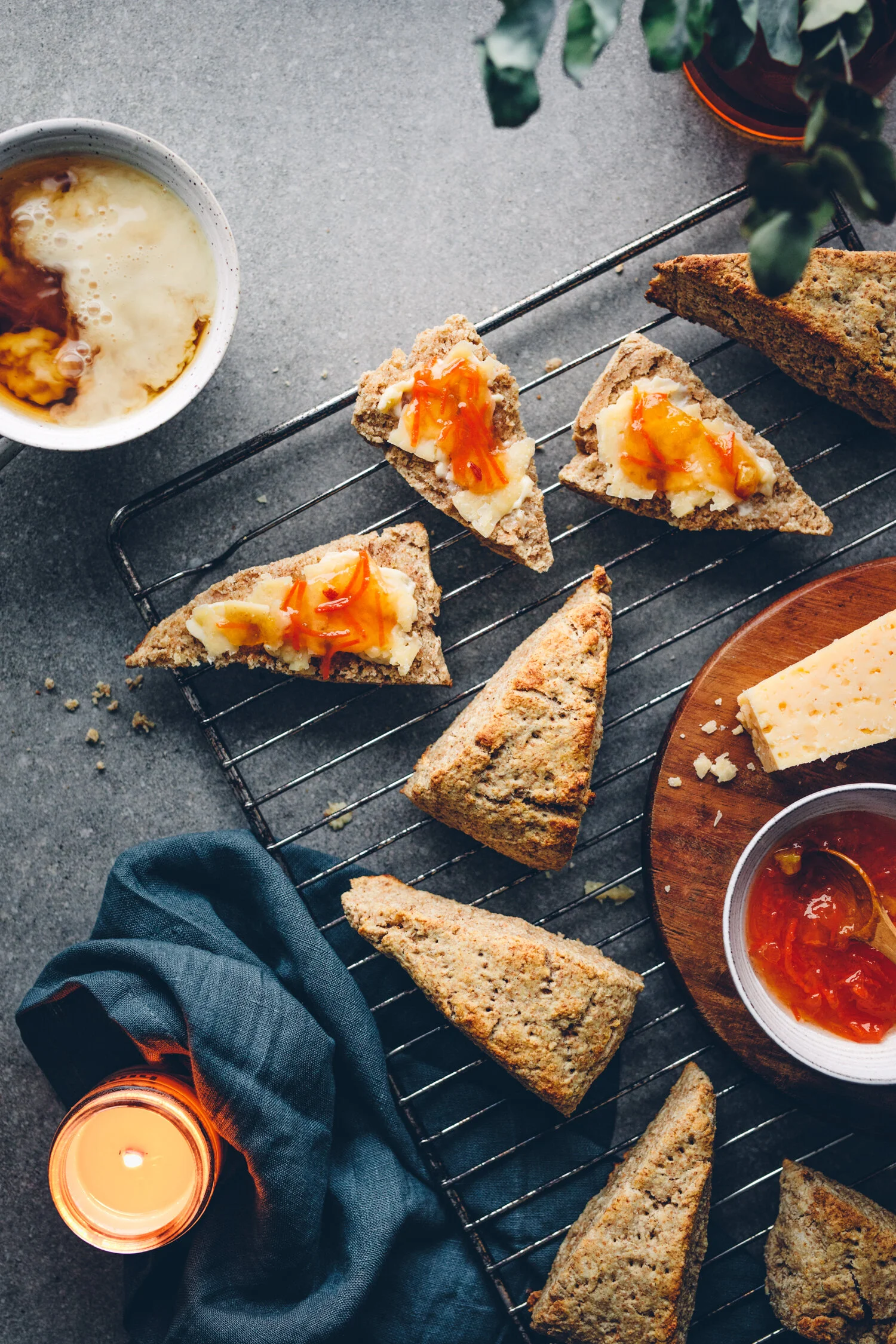 Wholegrain Vanilla Scones, January 2020