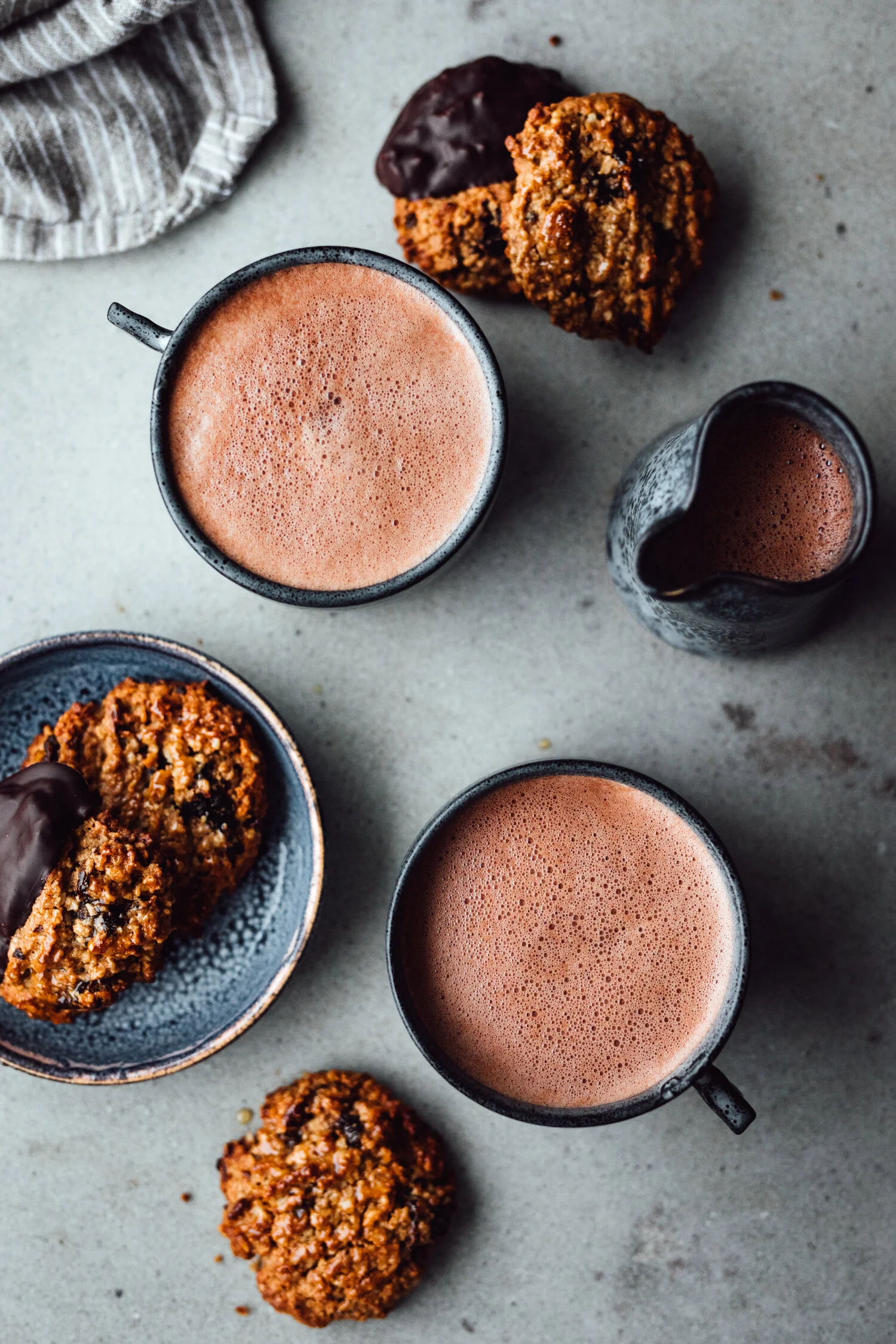 Hot Chocolate & Breakfast Cookies, January 2021