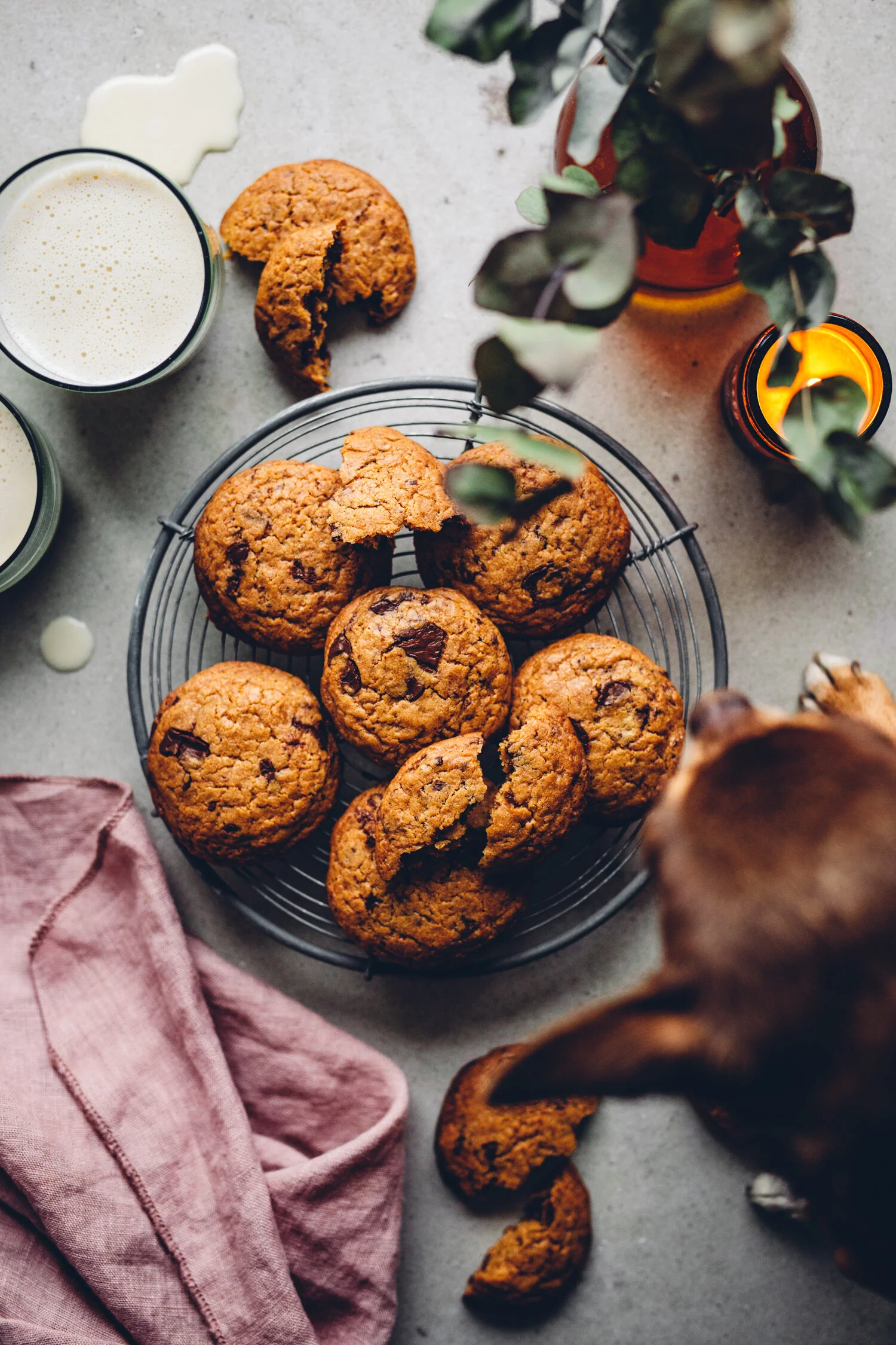 Vegan Chocolate Chip Cookies, April 2020