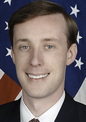 Jake Sullivan is a Martin R. Flug Visiting Lecturer in Law at Yale Law School. He served in the Obama administration as national security adviser to Vice President Joe Biden and Director of Policy Planning at the U.S. Department of State, as well as deputy chief of staff to Secretary of State Hillary Clinton. He was the Senior Policy Adviser on Secretary Clinton's 2016 presidential campaign. Previously, he served as deputy policy director on Hillary Clinton's 2008 presidential primary campaign, and a member of the debate preparation team for Barack Obama's general election campaign. Sullivan also previously served as a senior policy adviser and chief counsel to Senator Amy Klobuchar from his home state of Minnesota, worked as an associate for Faegre & Benson LLP, and taught at the University of St. Thomas Law School. He clerked for Judge Stephen Breyer of the Supreme Court of the United States and Judge Guido Calabresi of the U.S.
