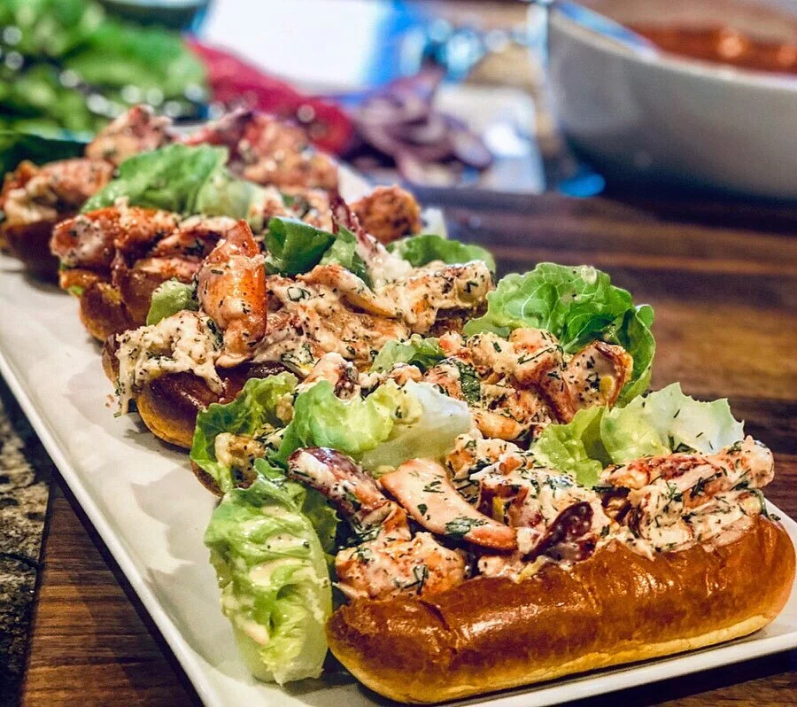 Fresh lobster rolls