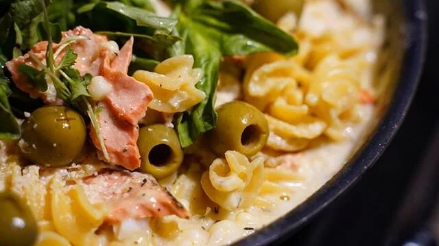 New Recipe! Join Us~ this Sunday in preparing a grilled Salmon Pasta with Summer Corn 🌽 Beurre Blanc 💛
Get Ready for your next Favorite pasta dish! This is a real crowd pleaser and truly healthy and guilt-free. Char-grilled salmon with smoked white