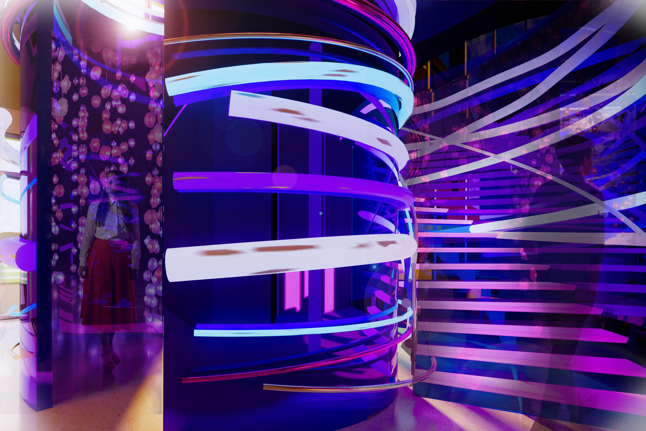 Immersive Environment-Infinity Stairs, 2020