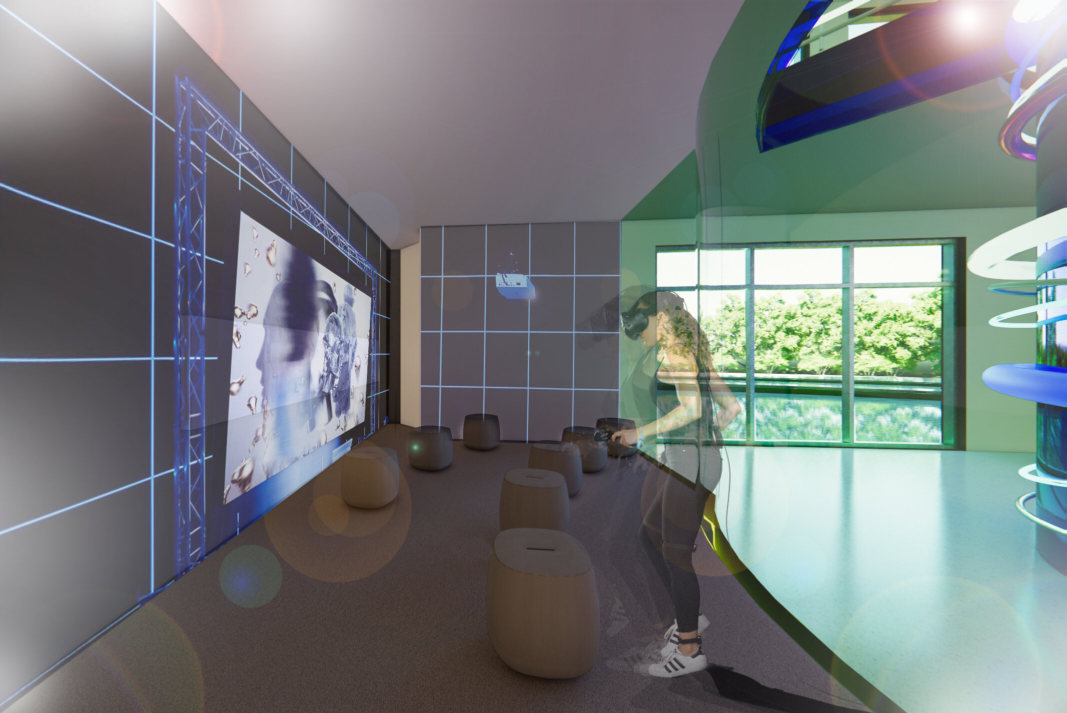 Immersive Environment-VR Room, 2020