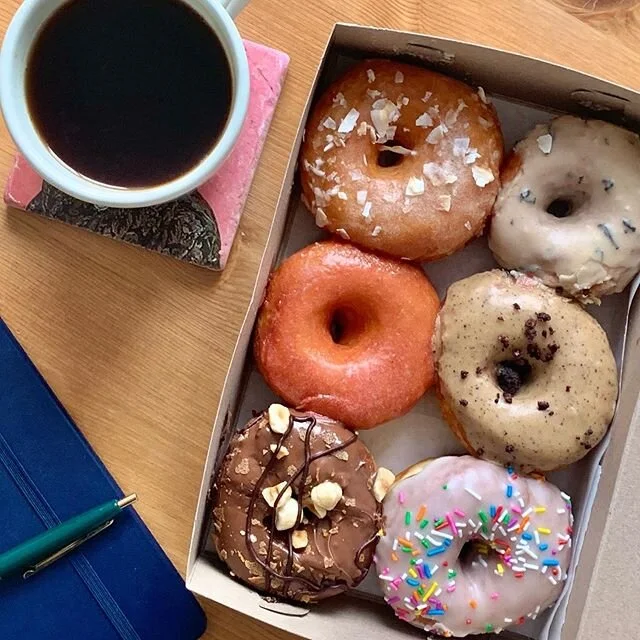 you&rsquo;re lucky I didn&rsquo;t go live to make you watch me eat these with record speed. 🍩: @ghdoughnuts!