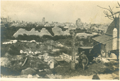 Ruins, Nieuport, Belgium