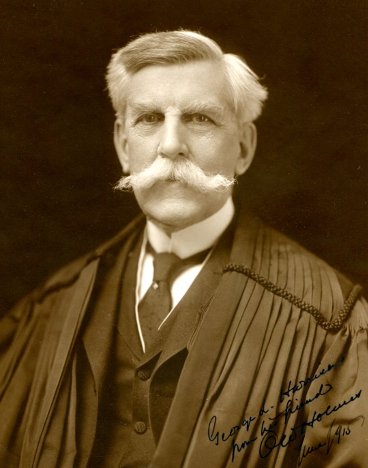  Signed Portrait, “George L. Harrison from his friend, Oliver Holmes, June 1915” 