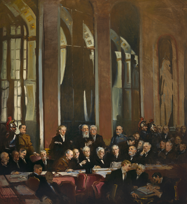 Signing of the Treaty of Versailles, 1919, National Portrait Gallery