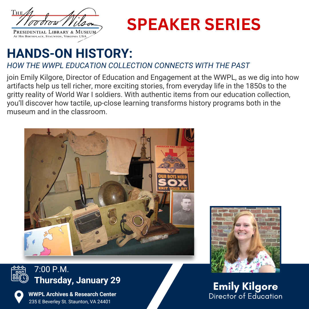 Speaker Series - Hands-on History: How the WWPL Education Collection Connects with the Past.