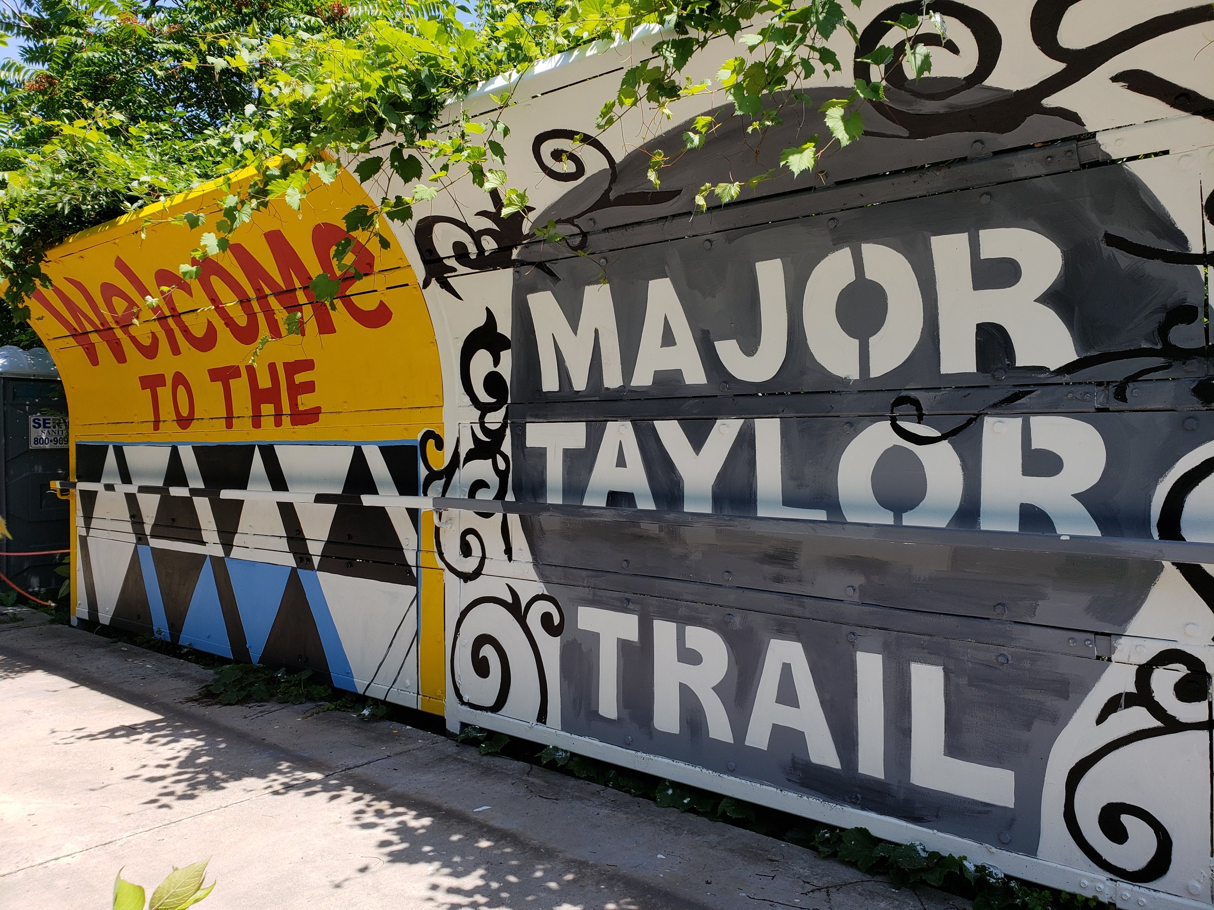 Major Taylor Trail Mural, 2018