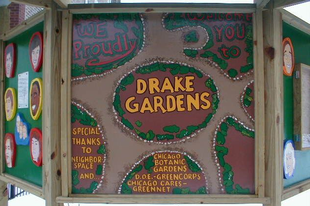 Drake Gardens Signage, 2000