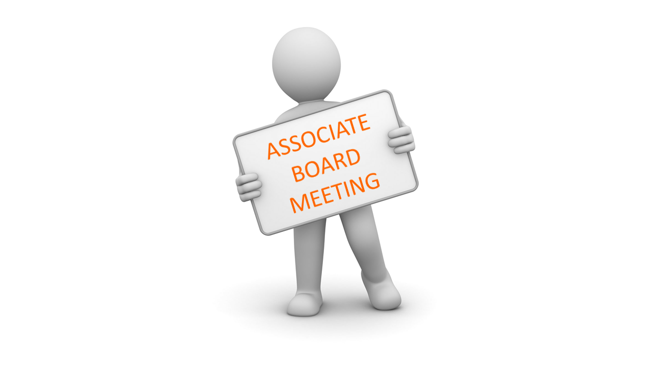 January Associate Board Meeting
