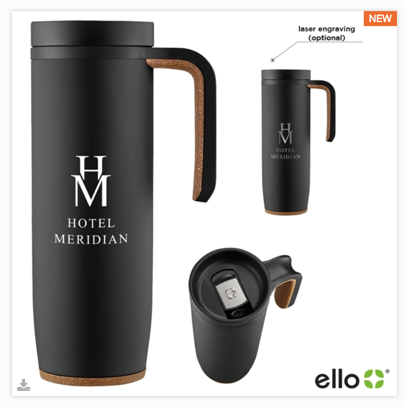 18 Ounce Ello Magnet Vacuum Stainless Mug Product #: MAGNET
